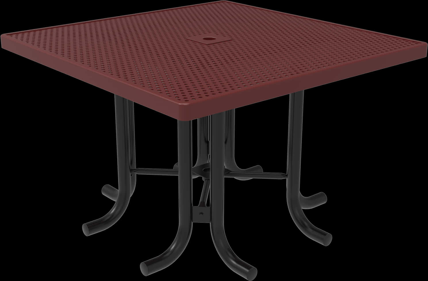 Square Patio Table Outdoor Furniture PNG