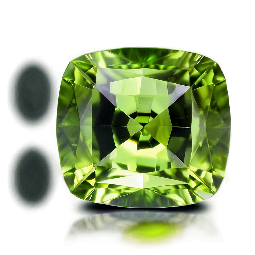 Square Peridot Gemstone Png 2 PNG