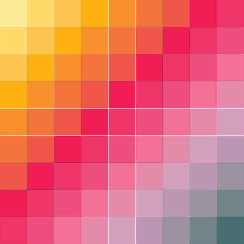 A Colorful Background With Squares In Different Colors
