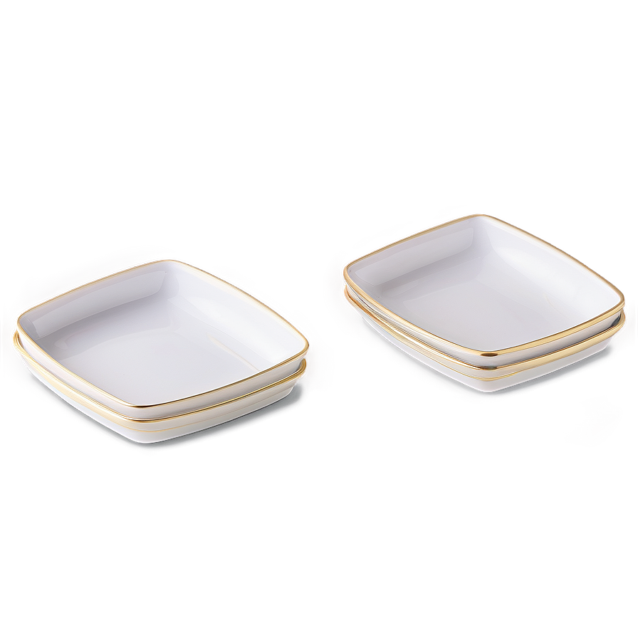 Square Shaped Dish Set Png 41 PNG