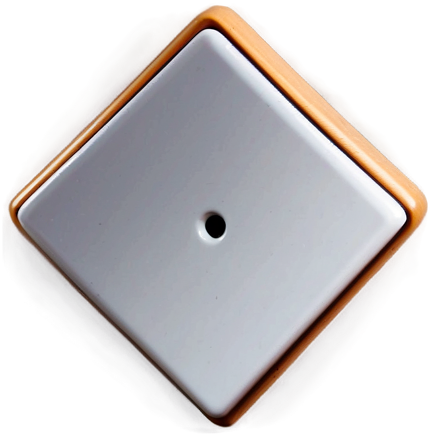 Square White Button Png Bil50 PNG