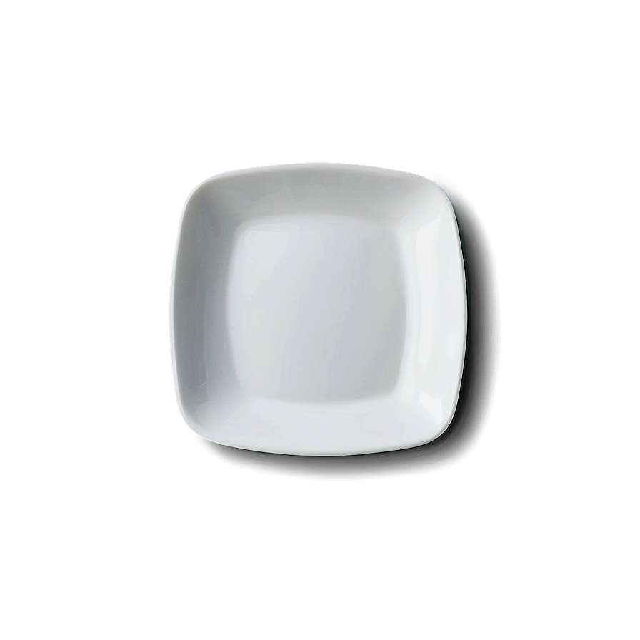 Square White Plate Png Exp75 PNG