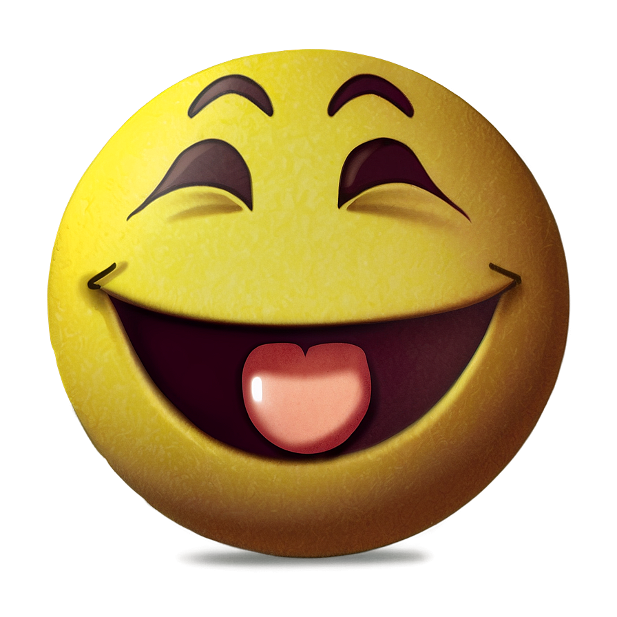 Squealing With Laughter Emoji Png 05042024 PNG