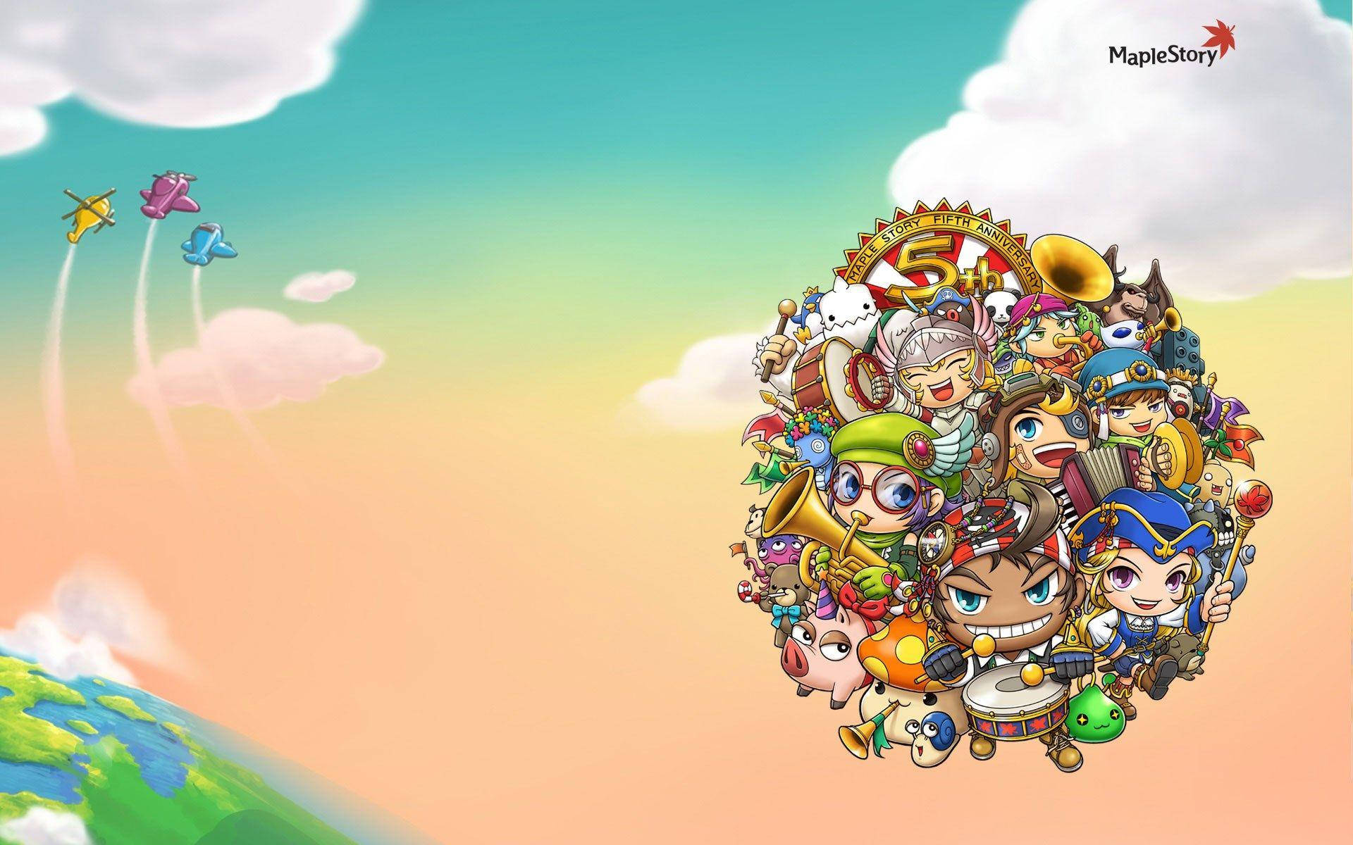 Squeeze Into Ball Maplestory Wallpaper