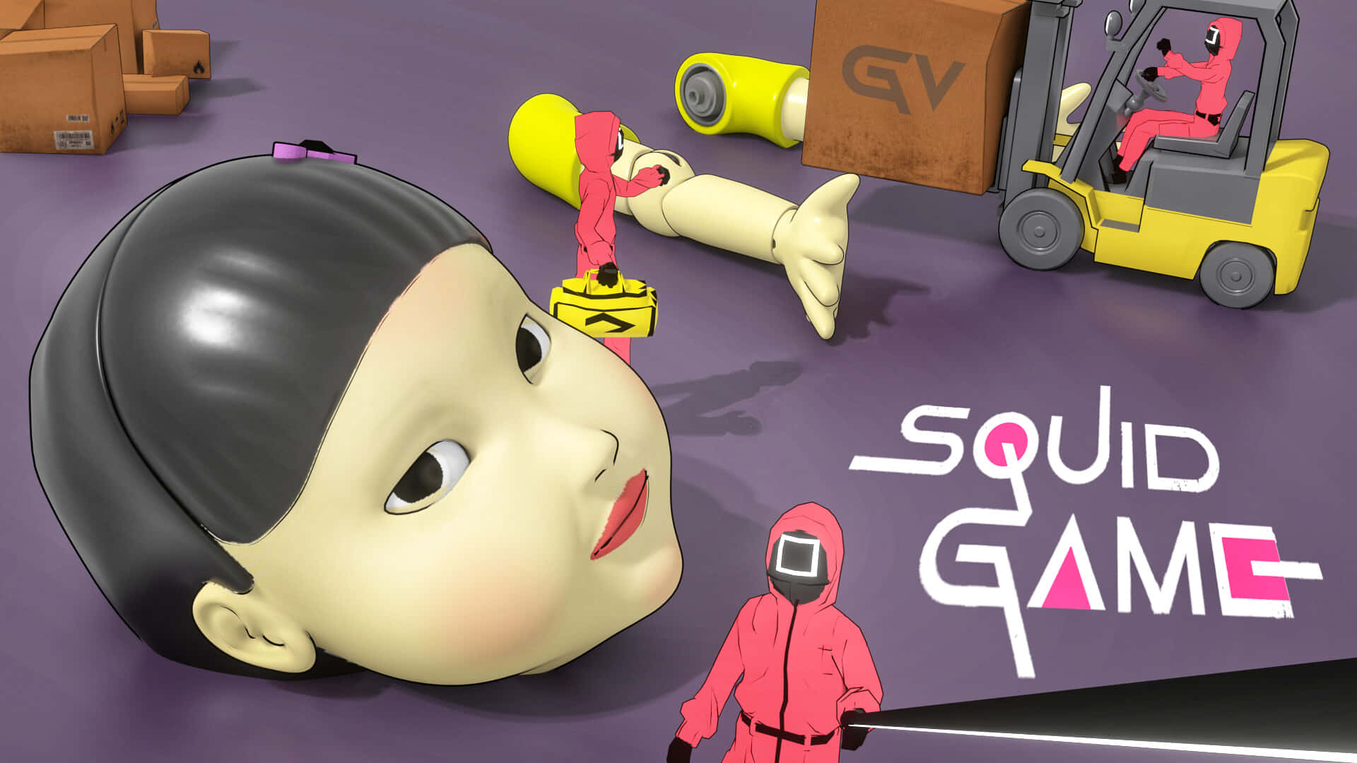 Entfessledein Volles Gaming-potenzial Mit Squid Game!