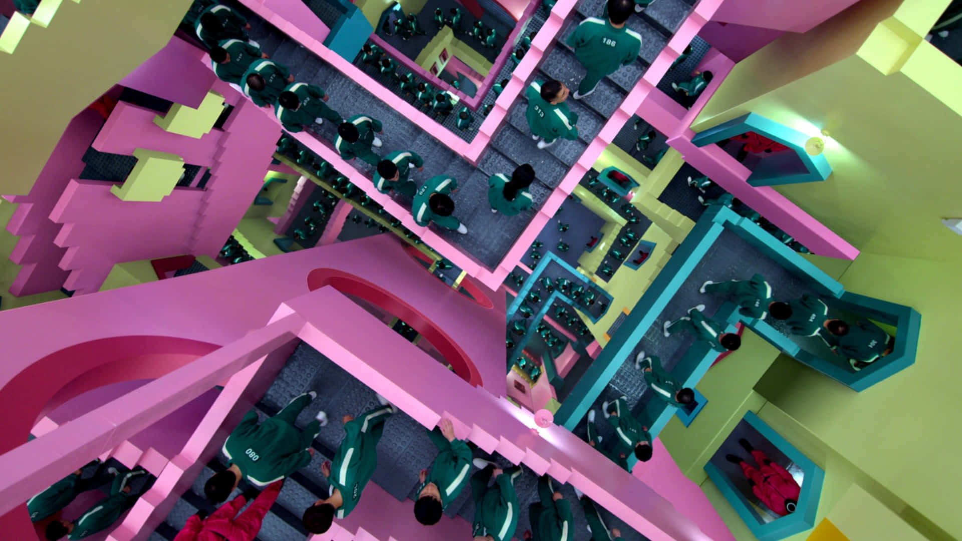 Squid Game Season 2 Set Design Wallpaper