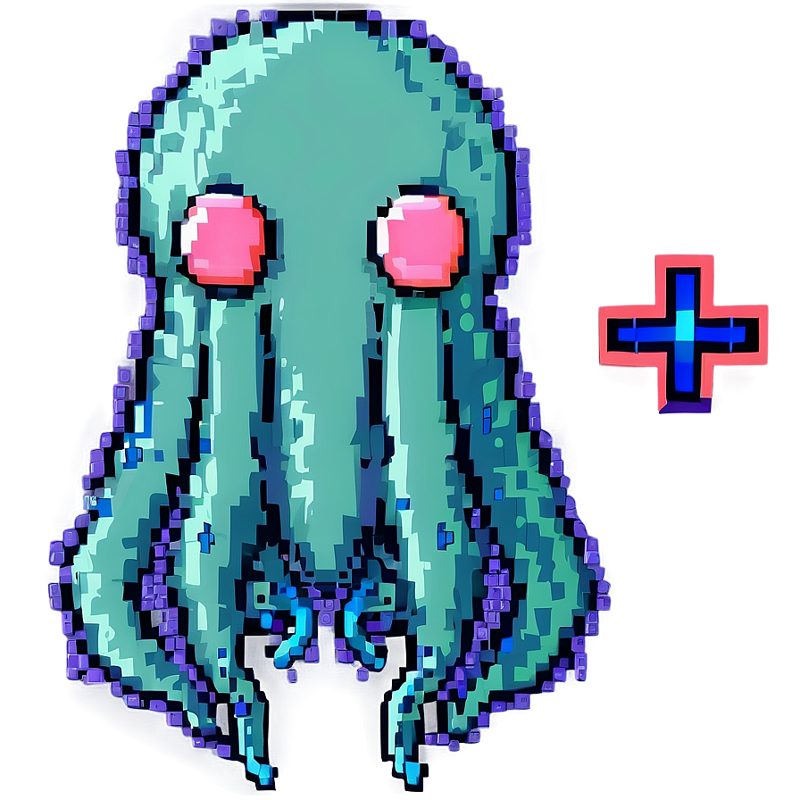 Squid Pixel Art Png 79 PNG