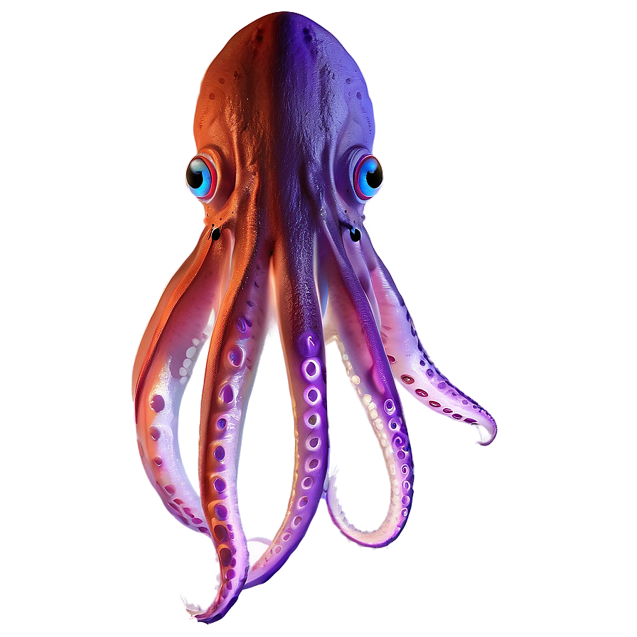 Squid Sketch Design Png 05242024 PNG