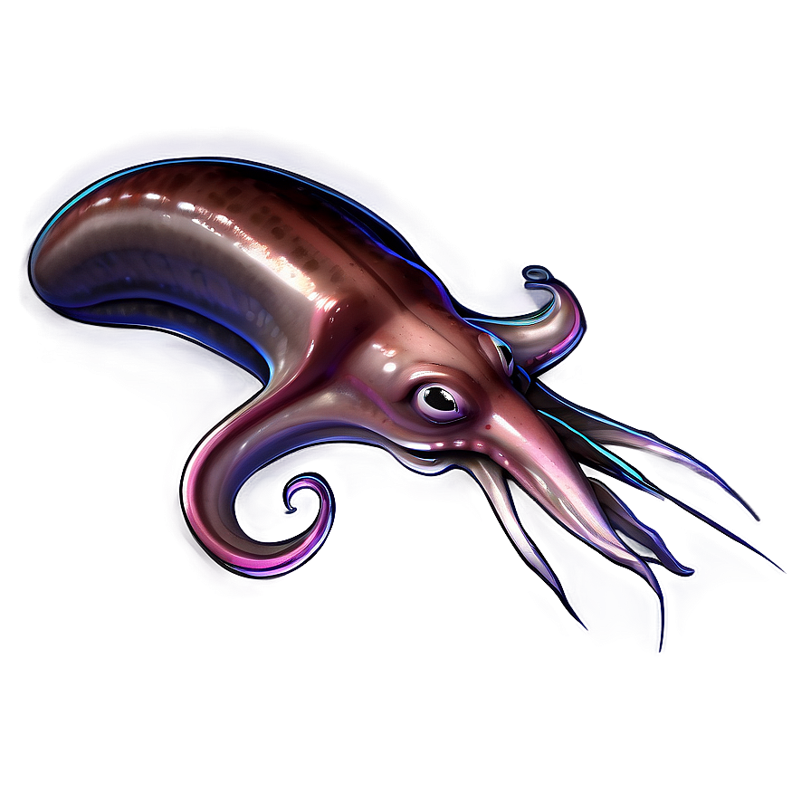 Squid Sketch Design Png 7 PNG