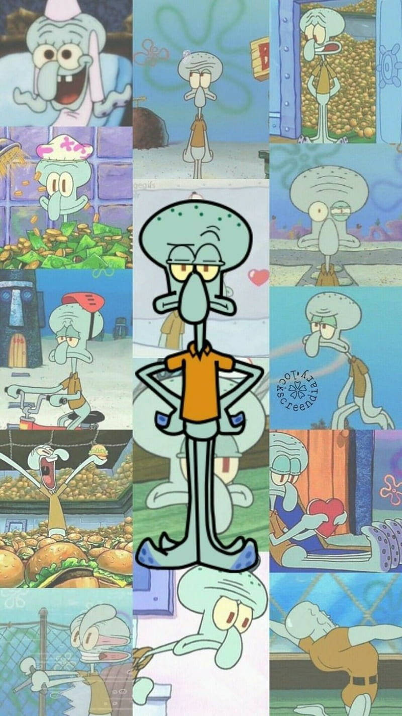 Squidward Tentacles Collage