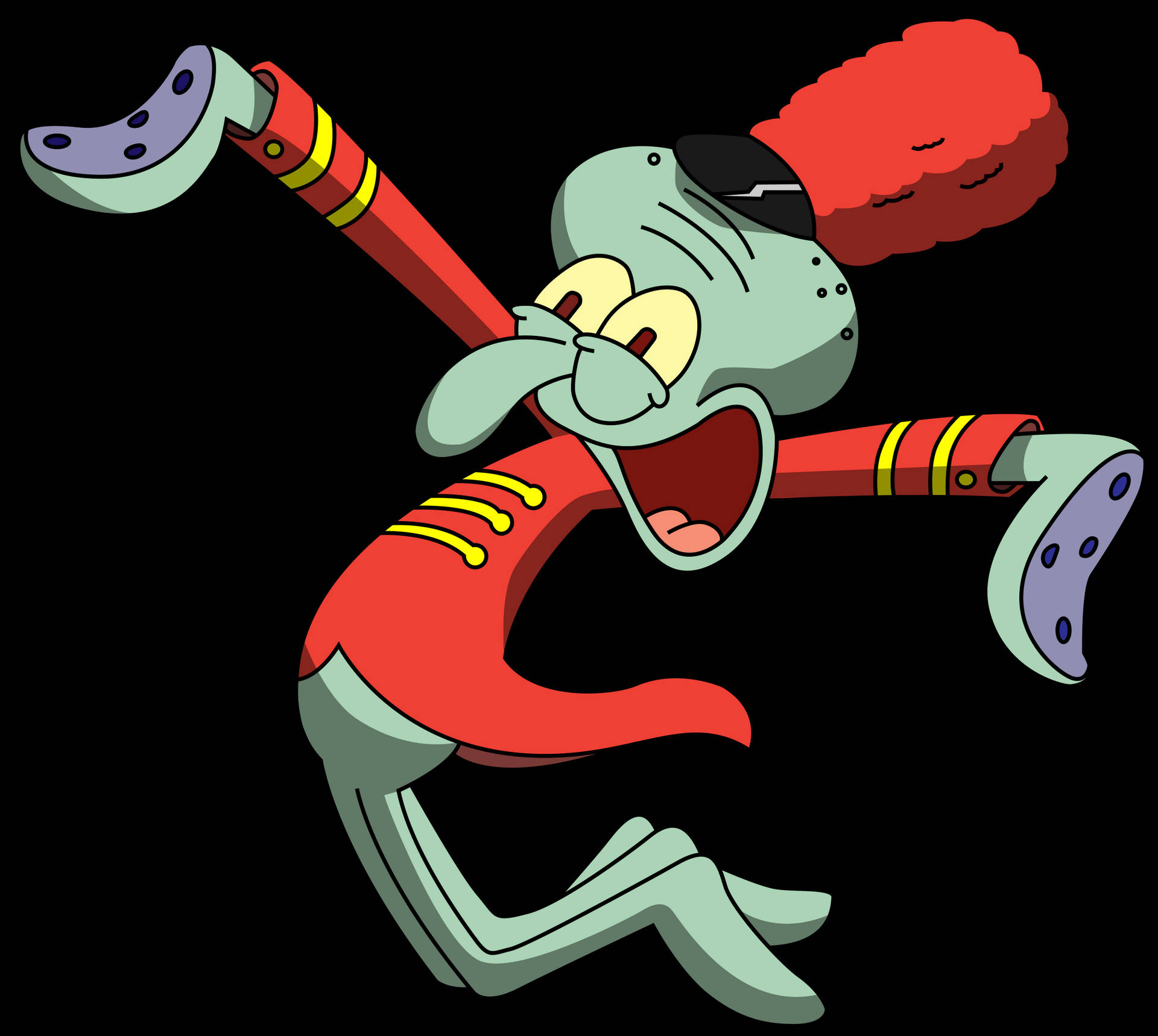 Squidward Tentacles Jumping Marching Band