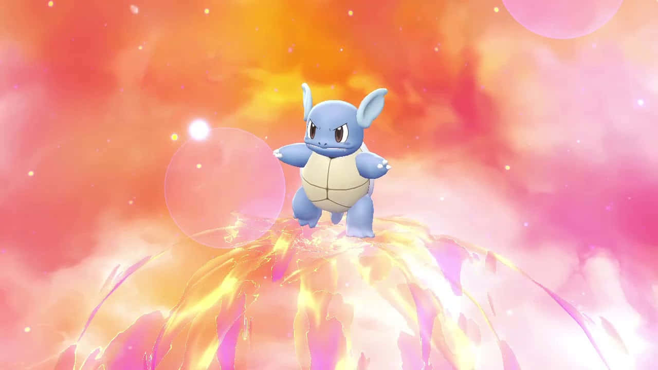 Squirtle Evolves To Wartortle Wallpaper
