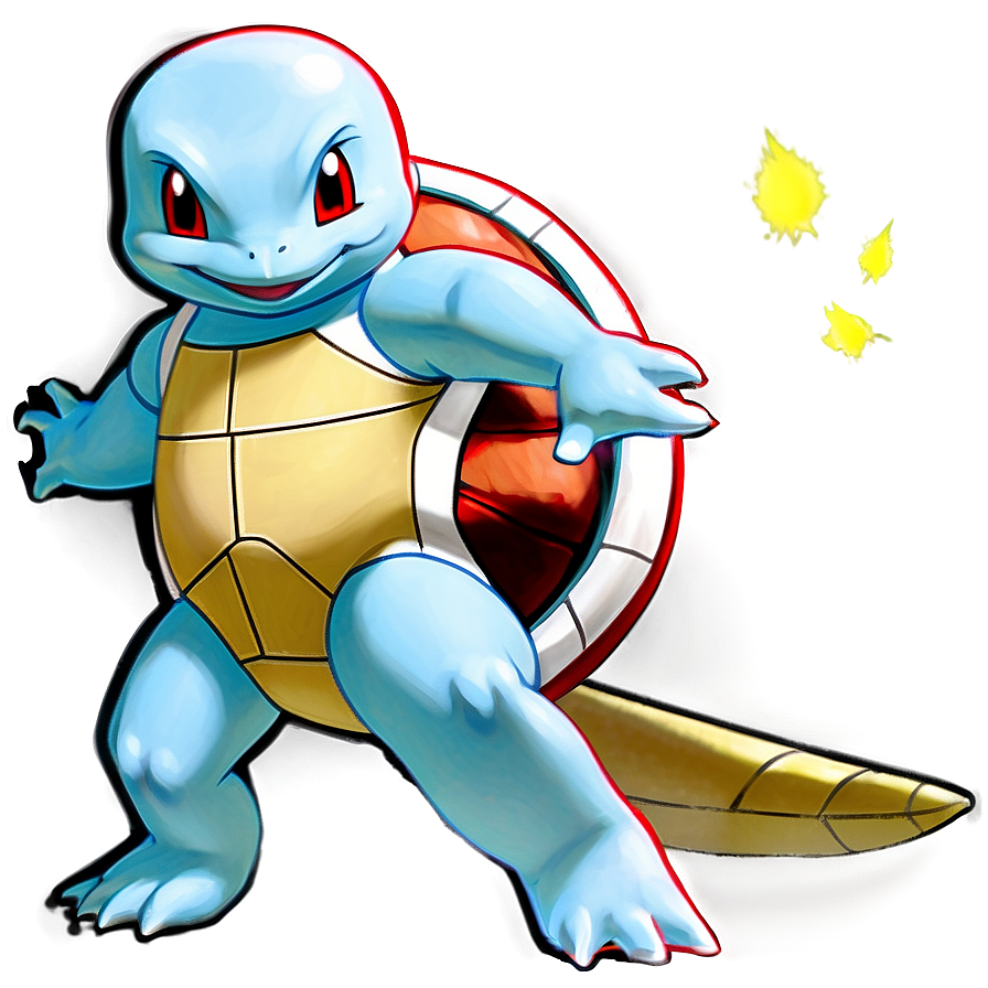 Download Squirtle In Battle Stance Png 35 | Wallpapers.com