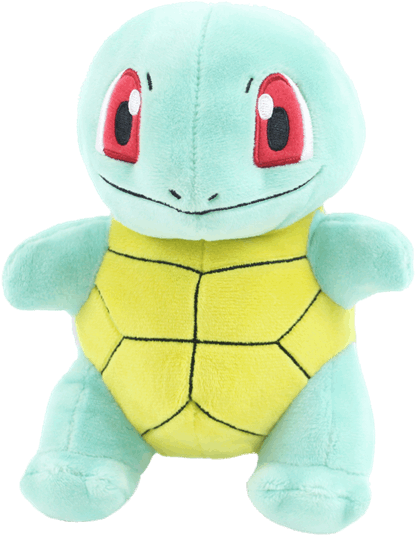 Squirtle Plush Toy PNG