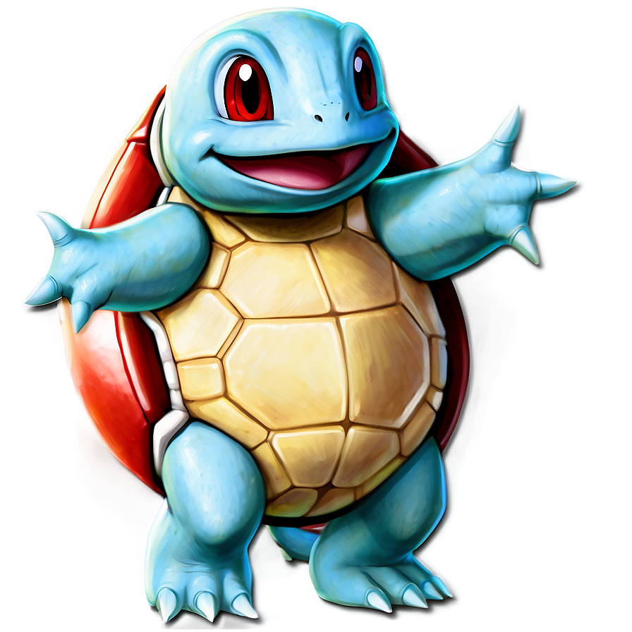 Squirtle Side Profile Png 05212024 PNG