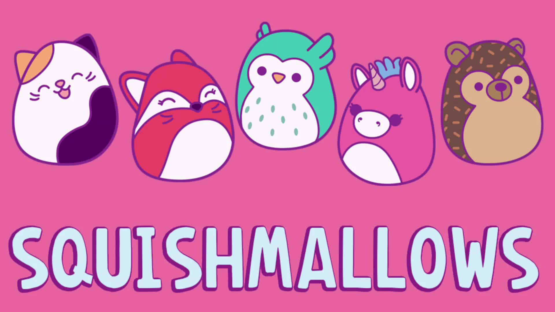 Adorable Squishmallow Family Gathering