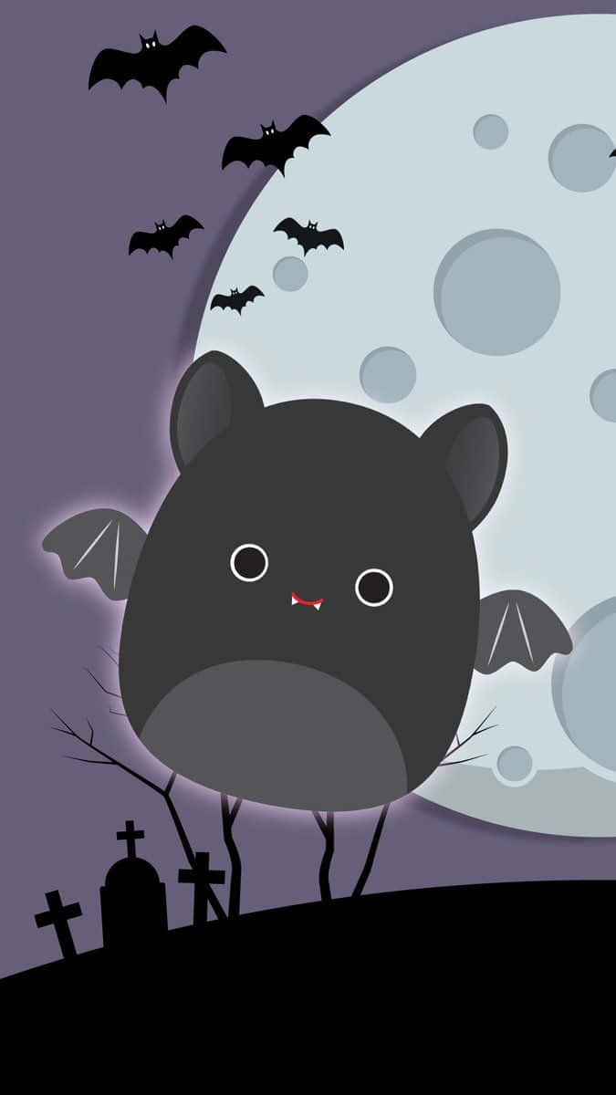Portrait Bats Squishmallow Background