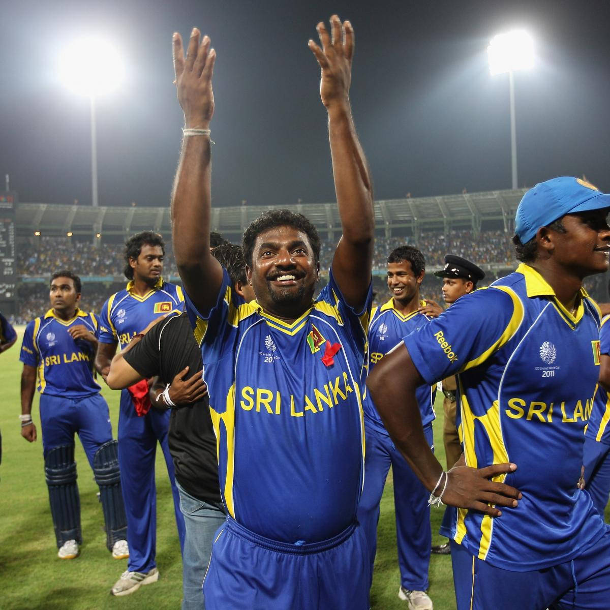 Sri Lanka Cricket Cheering On Field Wallpaper