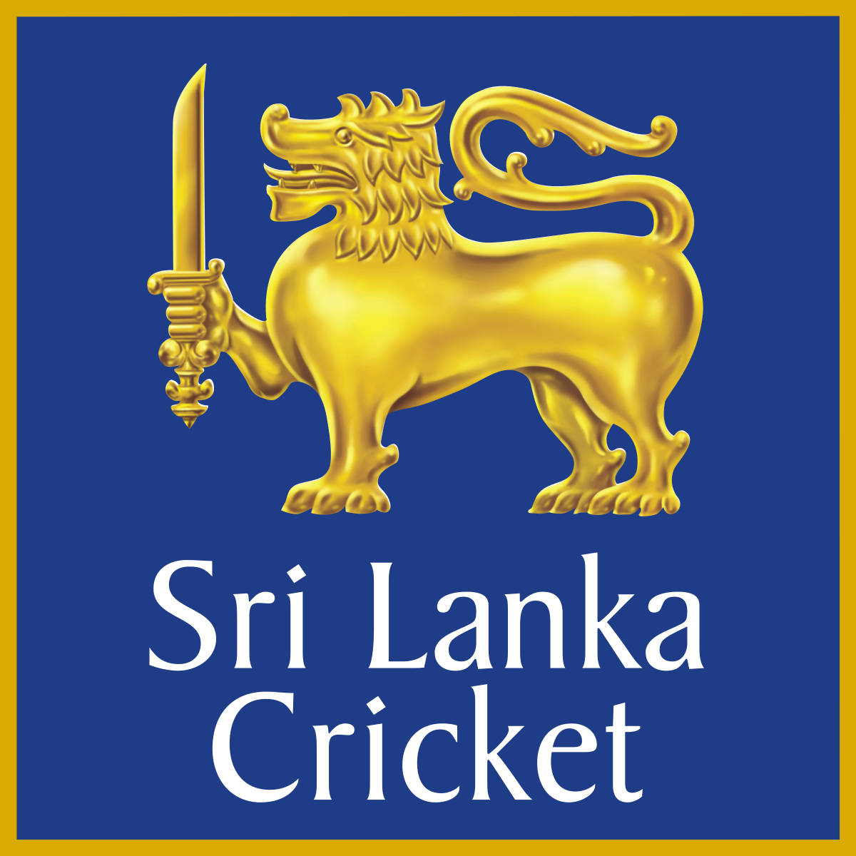 Den kraftfulde Sri Lanka Cricket Team Lion Flag tapet: Vis det ikoniske billede af Sri Lanka Cricket Team Lion Flag. Wallpaper
