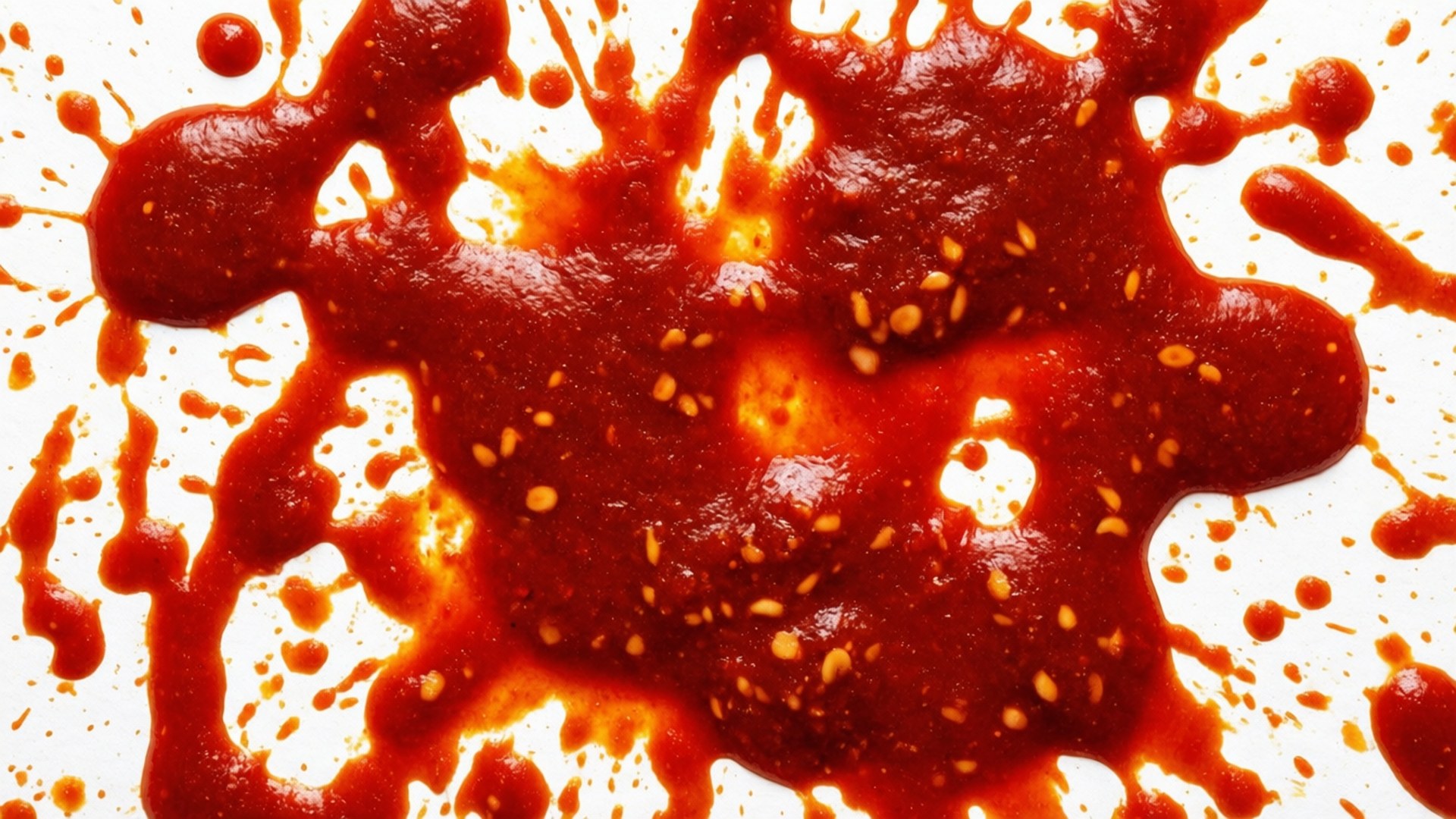 Sriracha Splatter Mönster Bakgrundsbilder