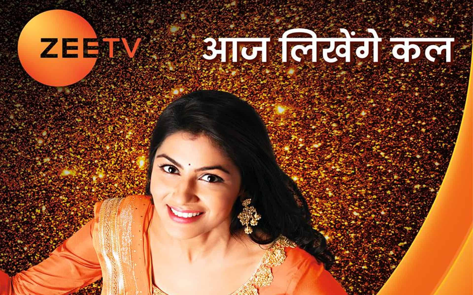 Sritijha Promocionando Zee Tv. Fondo de pantalla
