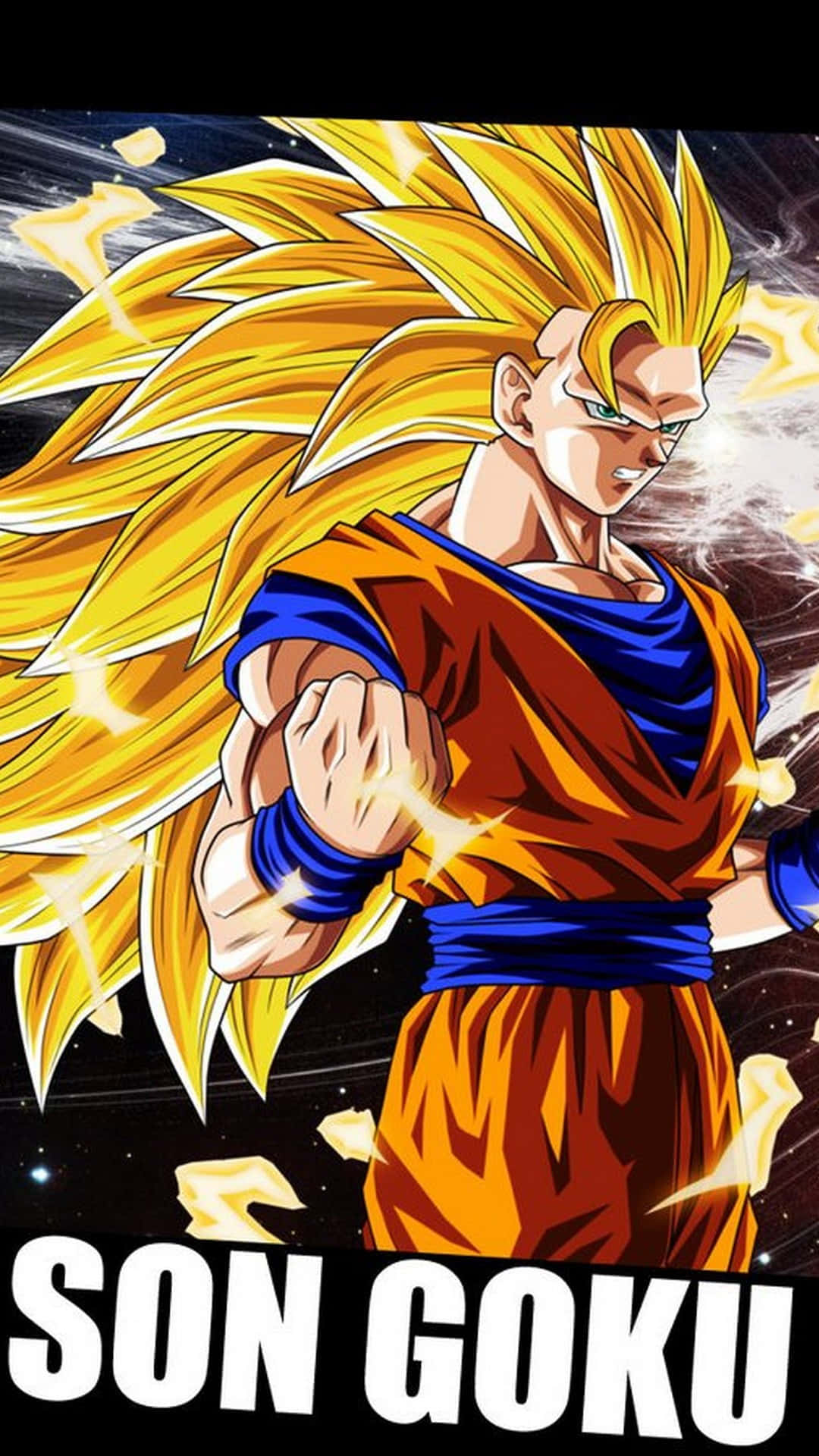 Ontgrendel De Kracht Van Super Saiyan 3 Met Deze Inspirerende Geanimeerde Wallpaper. Achtergrond