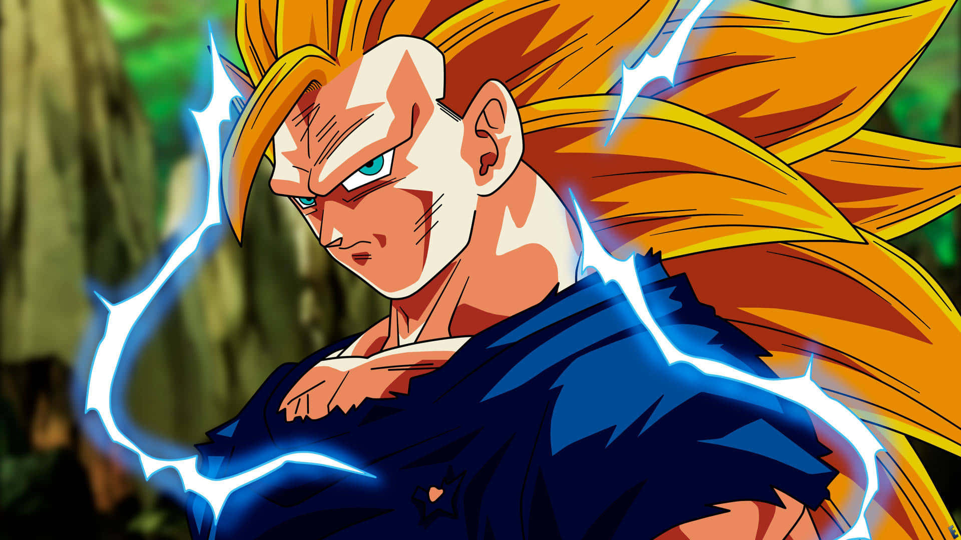 "SSJ3: Take Your Power To The Next Level" Wallpaper