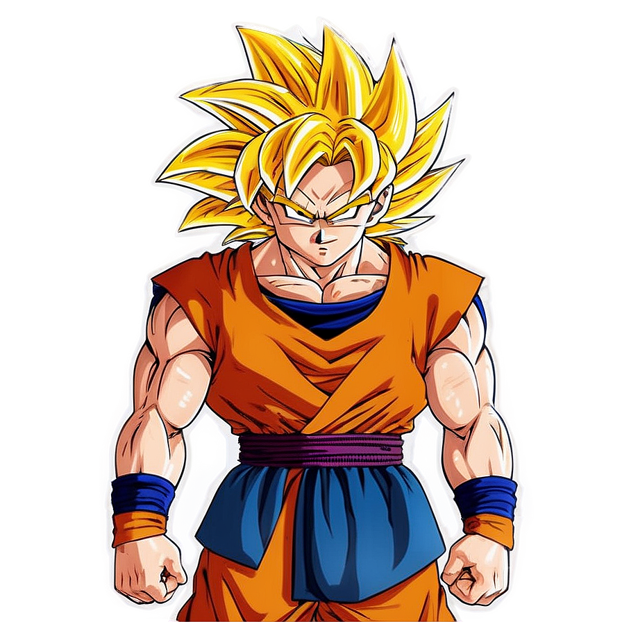 Ssj3 Goku Epic Pose Png Hfr27 PNG