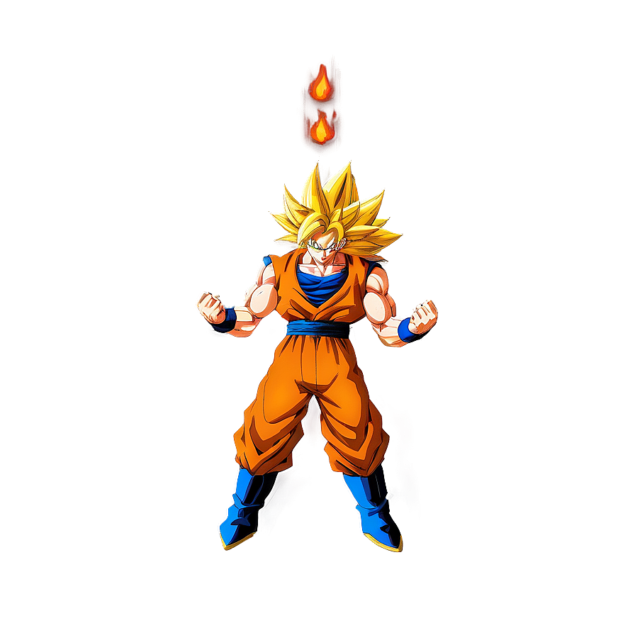Ssj3 Goku Fiery Aura Png Bej PNG