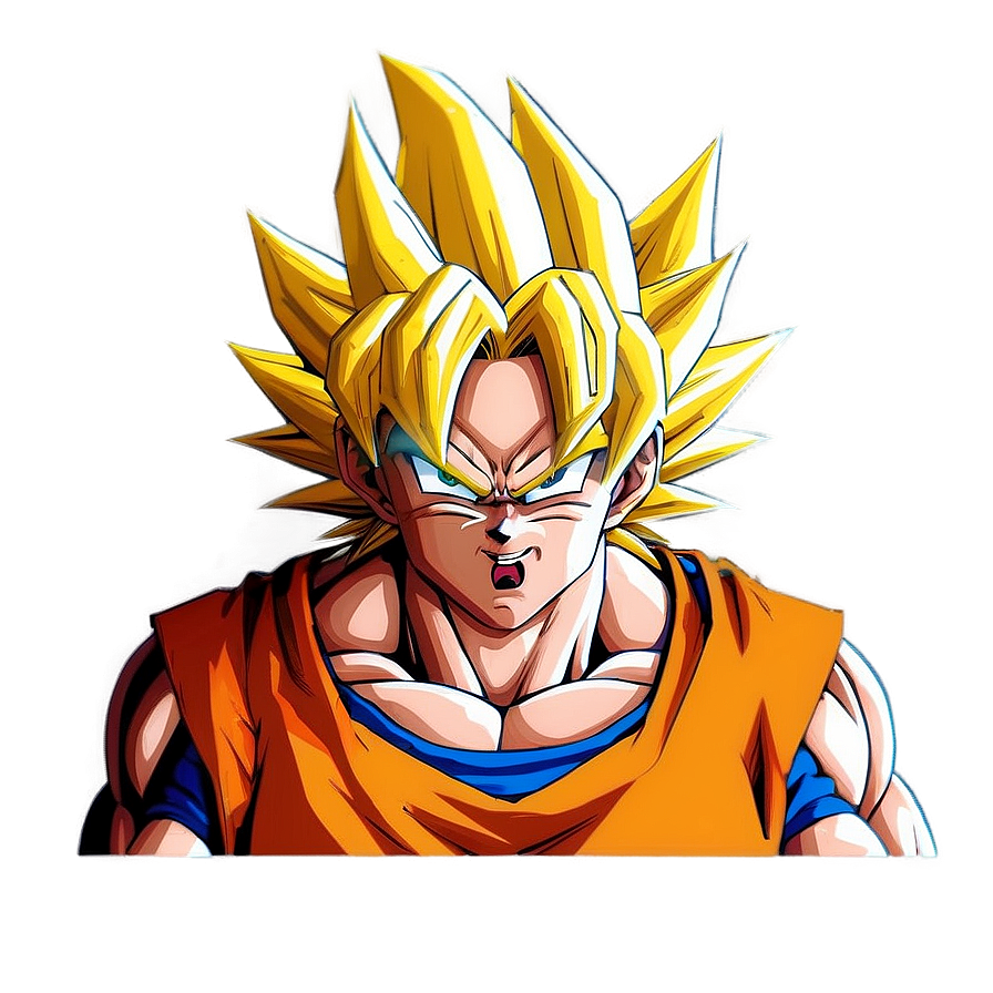 Ssj3 Goku's Intense Expression Png 98 PNG