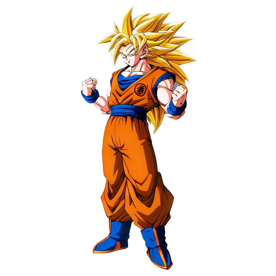 Ssj3 Goku With Dragon Balls Png Wlq91 PNG