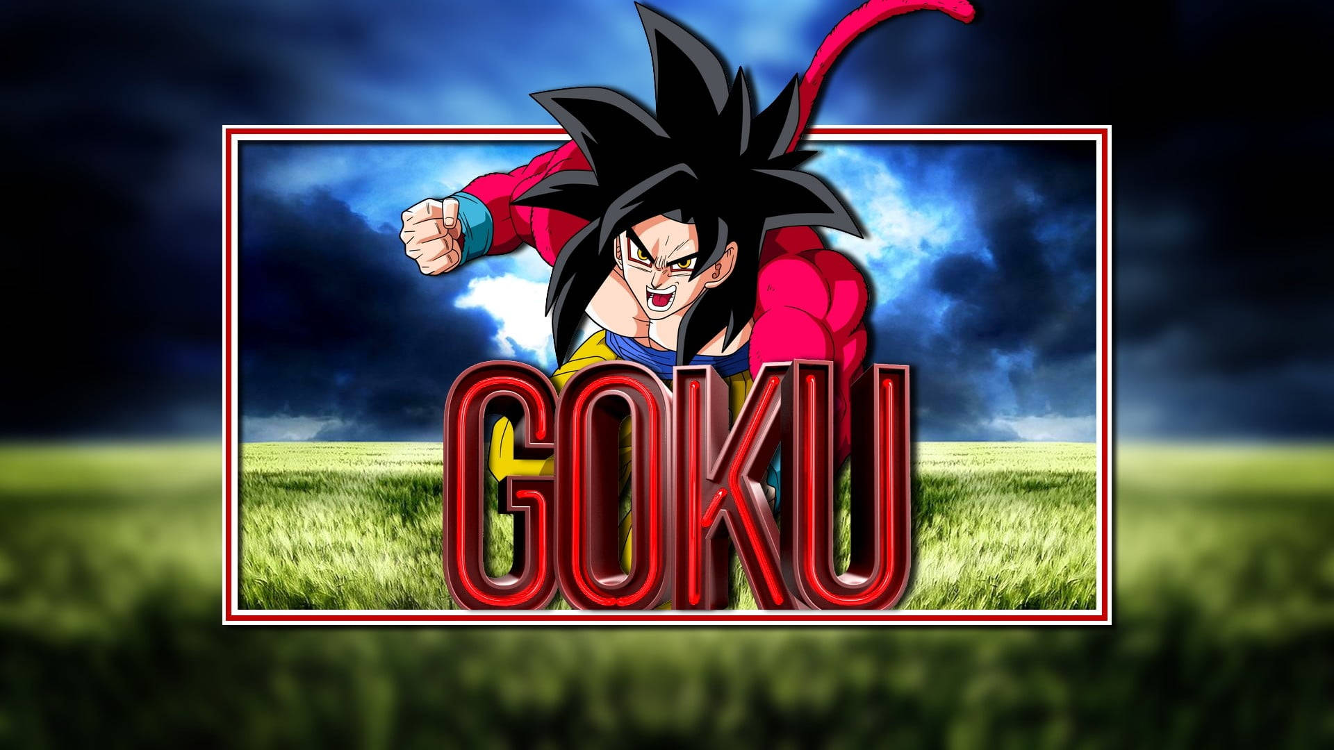 Ssj4 Goku Epic Edit Wallpaper
