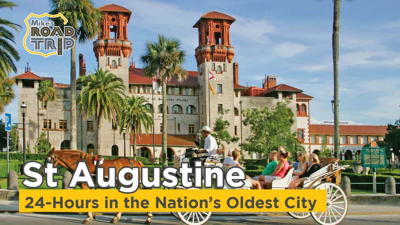 St Augustine, Florida - A City With A Horse Drawn Carriage