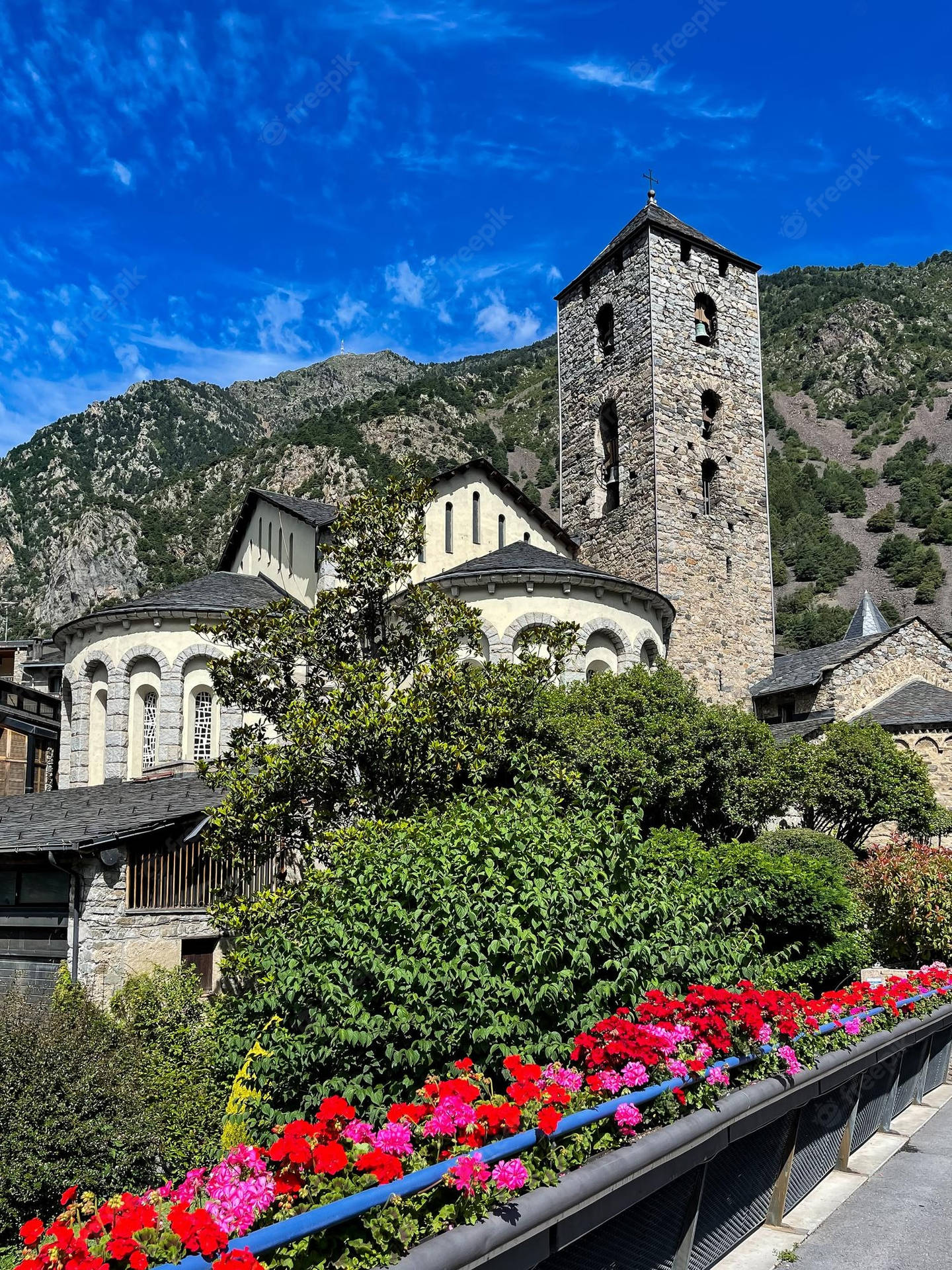 St. Esteve Of Andorra Church Wallpaper