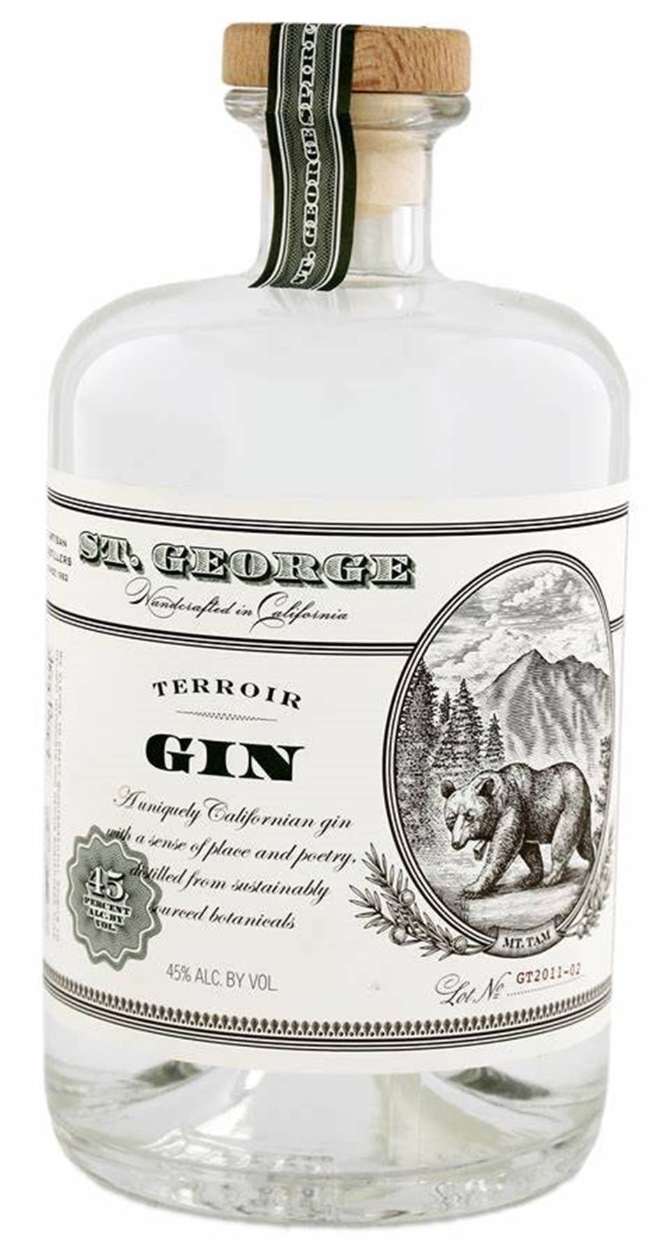 St. George Terroir Gin Label Illustration Wallpaper
