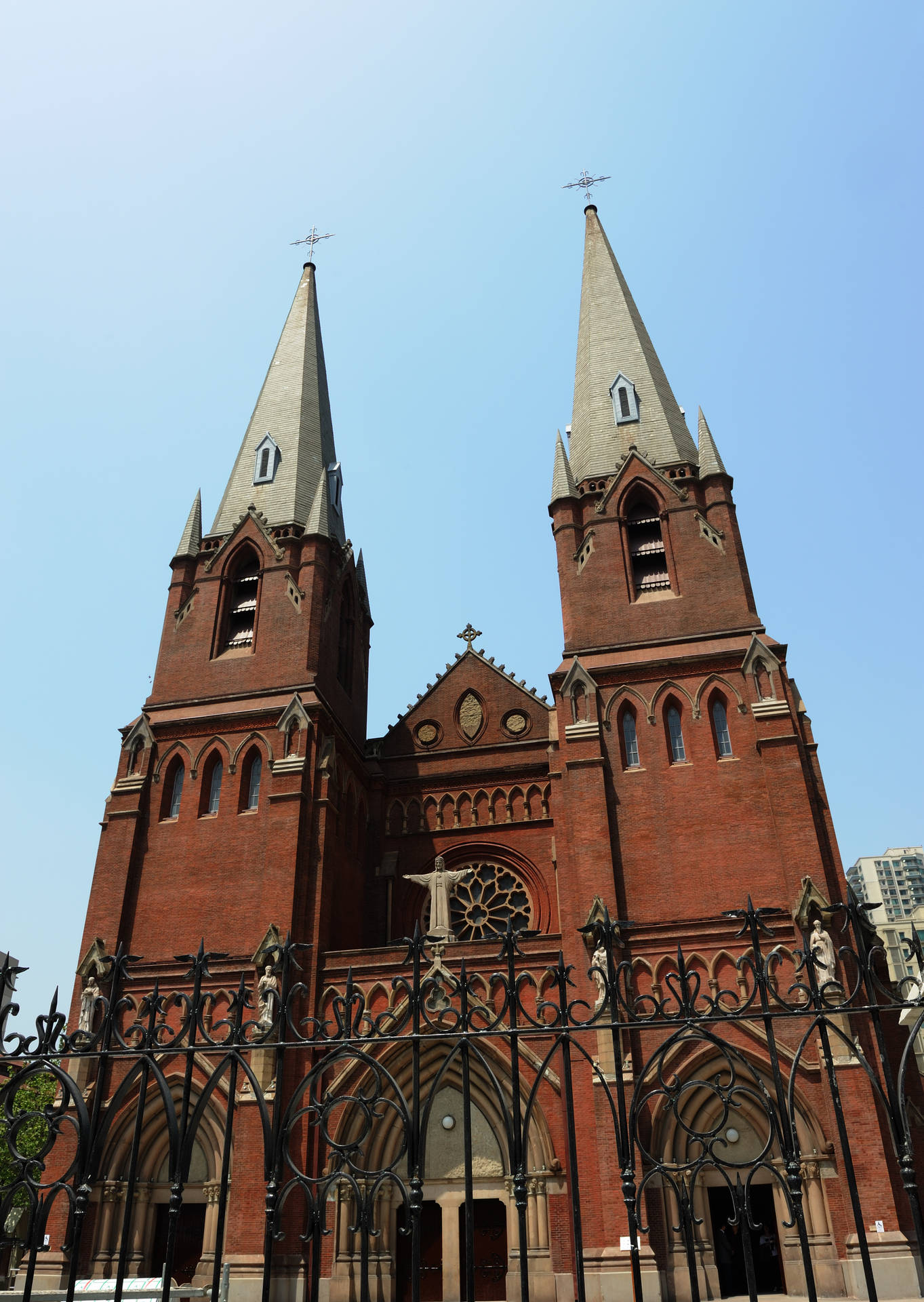 Catedralde São Inácio De Xangai Papel de Parede