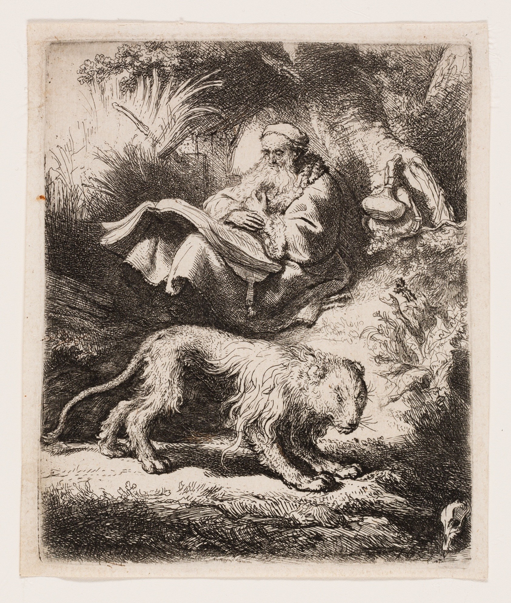 St. Jerome Reading Wallpaper