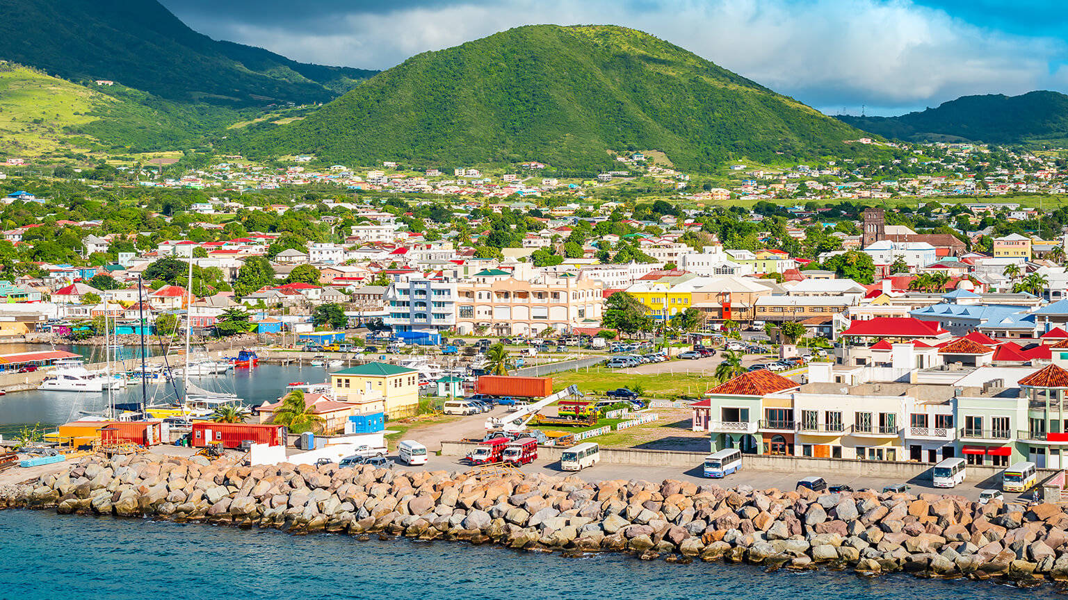St Kitts And Nevis City Wallpaper