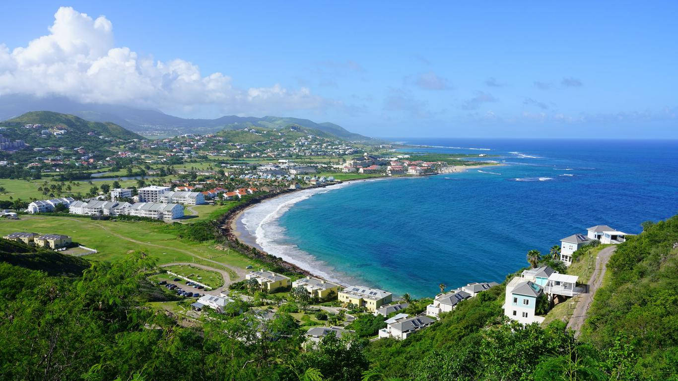 St Kitts And Nevis Coastline View Wallpaper