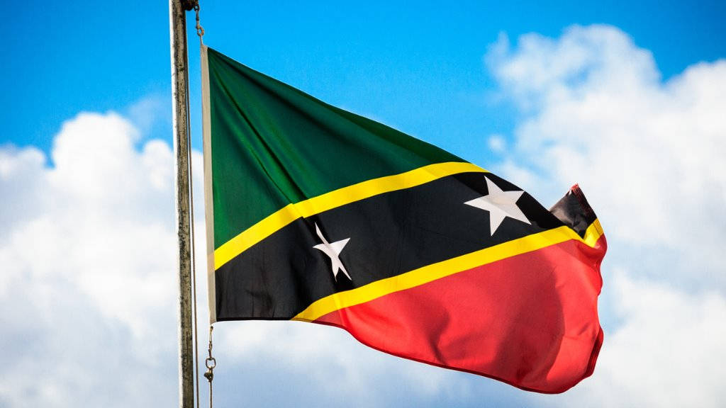 St Kitts And Nevis Flag Background