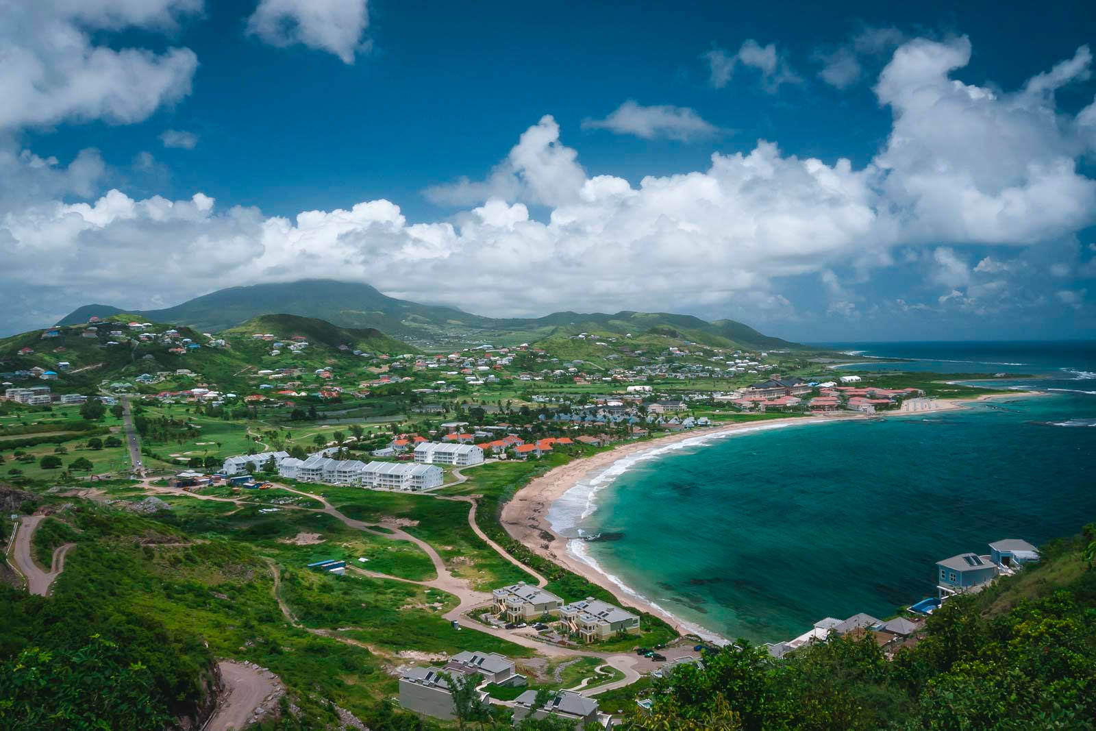 St Kitts And Nevis Small Town Wallpaper