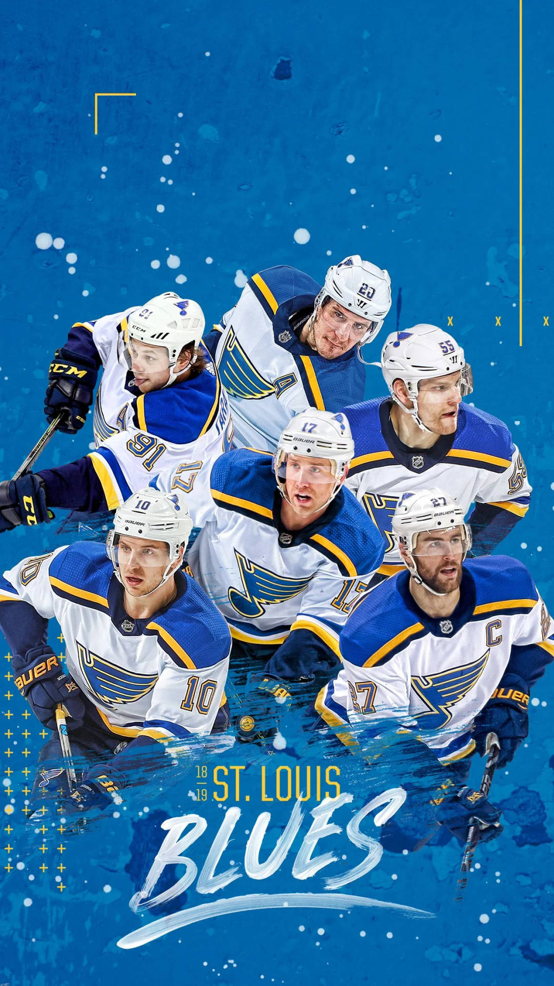 Download St. Louis Blues - Celebrating NHL Championship Victory Wallpaper