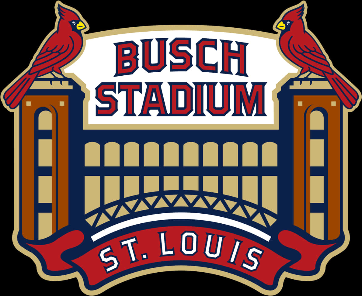 St Louis Cardinals Busch Stadium Logo PNG