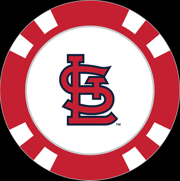 St Louis Cardinals Logo Poker Chip PNG