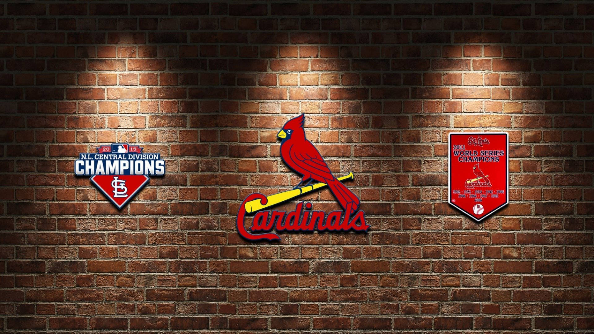 St Louis Cardinals Symbols And Awards Wallpaper