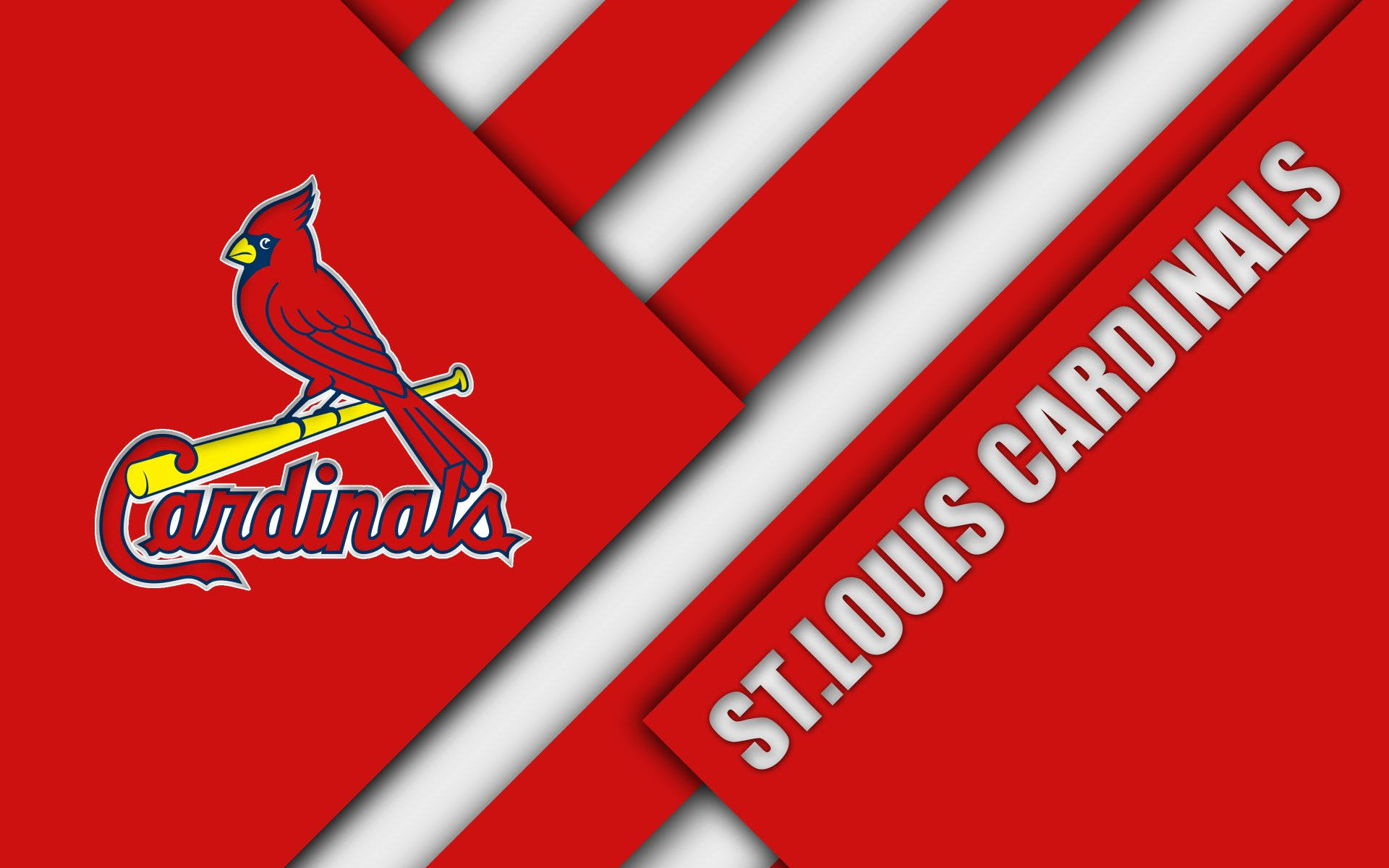 St Louis Cardinals Text And Logo Wallpaper