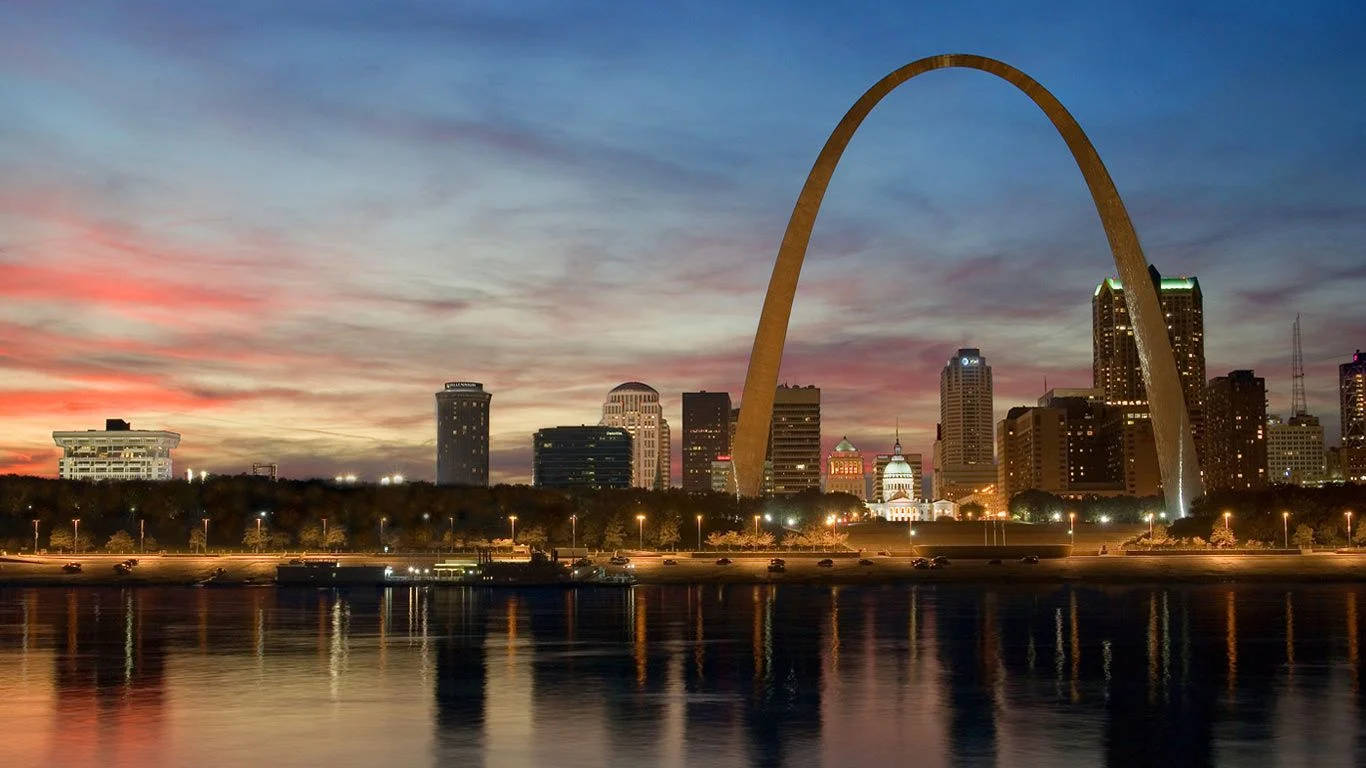 St. Louis Skyline American City Missouri Wallpaper