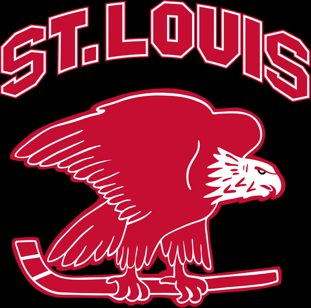 St Louis_ Eagle_ Hockey_ Logo PNG