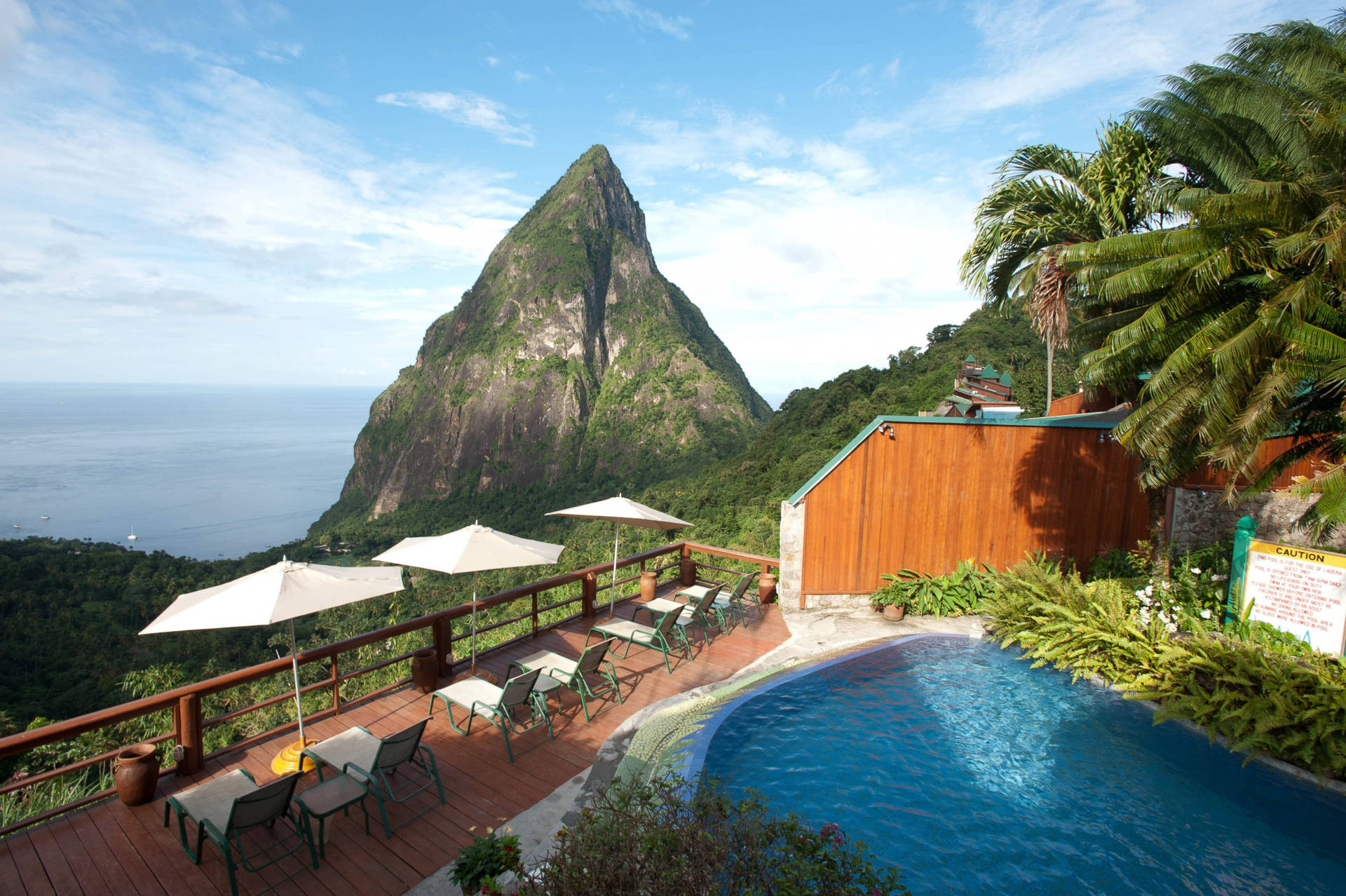 Stlucia Ladera Resort Can Be Translated To German As 