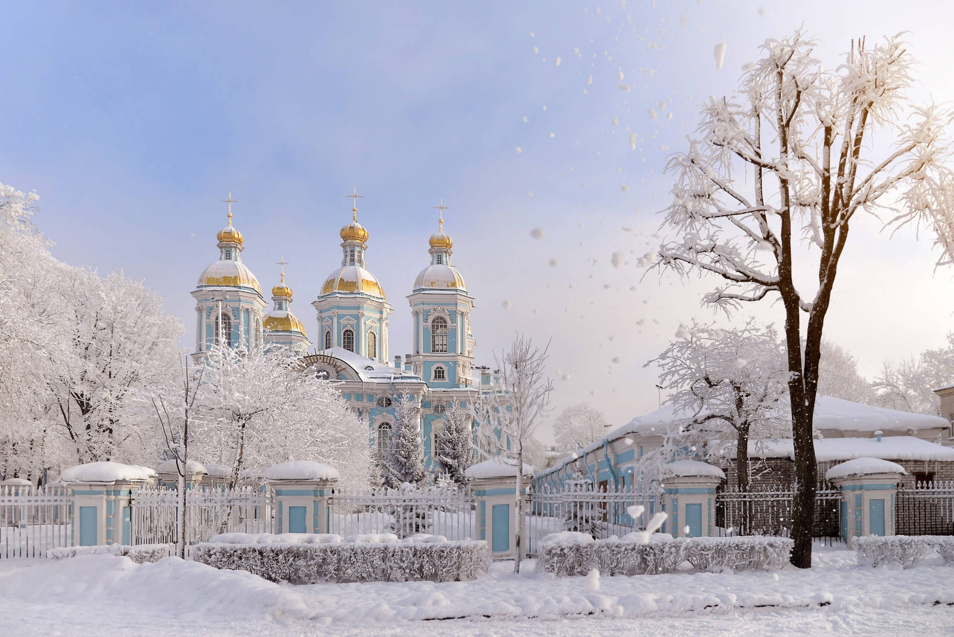 St. Nicholas Naval Cathedral Russia Wallpaper